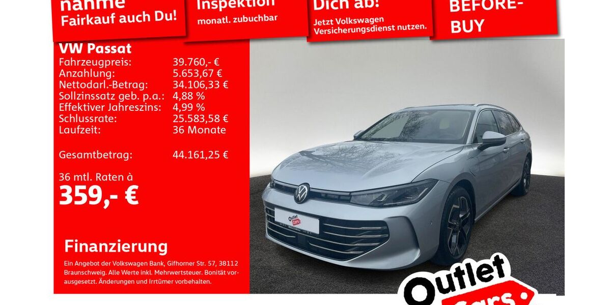 VW Passat Variant 11.489 km 39.760 &euro; Senden 89250