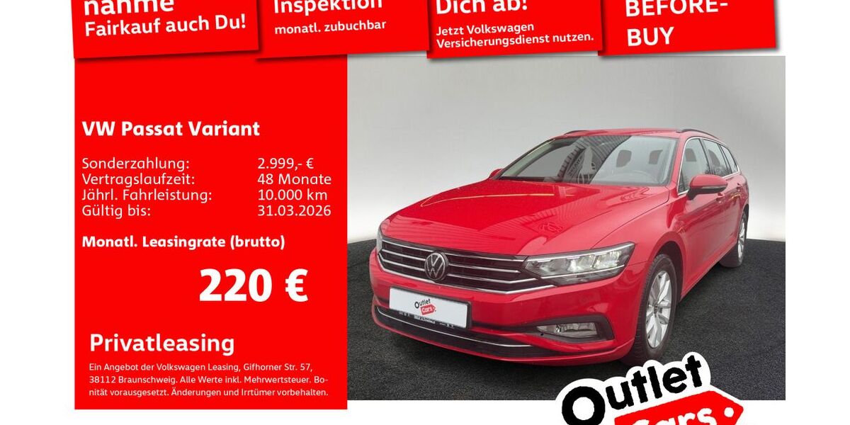 VW Passat Variant 37.713 km 22.660 &euro; Senden 89250
