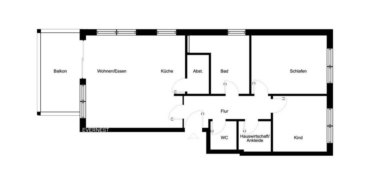 Etagenwohnung Erbach Bach - 3 Zimmer, 85 m&sup2;, 319.000&euro; | Angebot:25910731