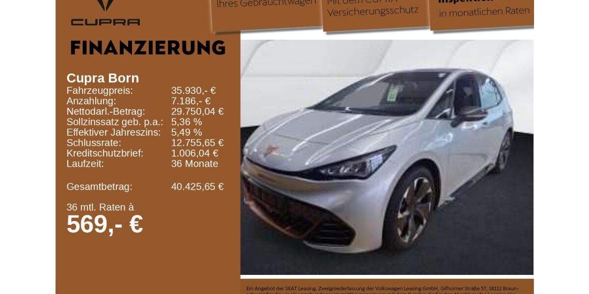 Cupra Born 8.432 km 35.930 &euro; Neu-Ulm 89231