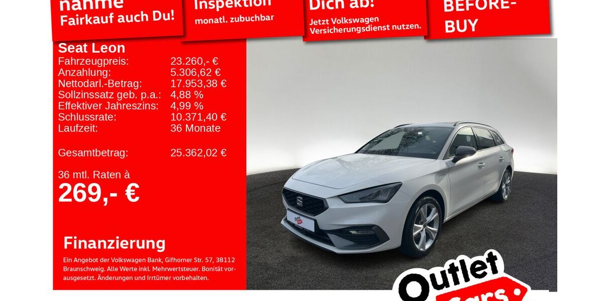 Seat Leon 48.292 km 22.690 &euro; Senden 89250