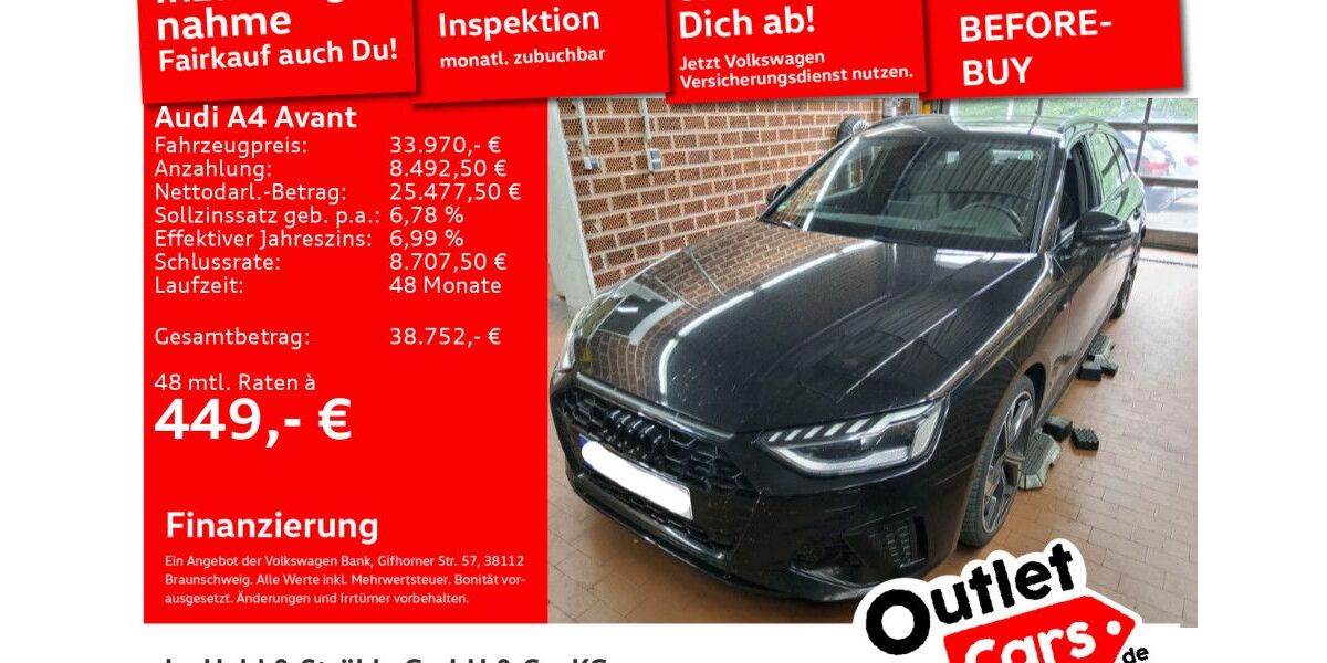 Audi A4 68.628 km 33.560 &euro; Senden 89250