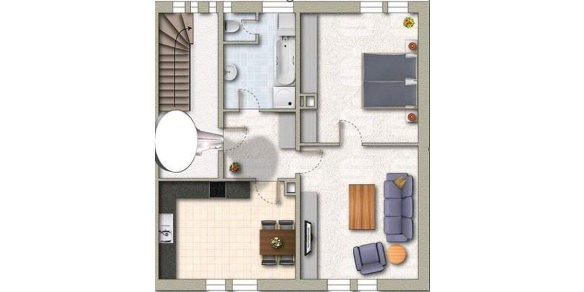 Etagenwohnung Ulm Mitte - 2 Zimmer, 70 m&sup2;, 380.000&euro; | Angebot:25749972