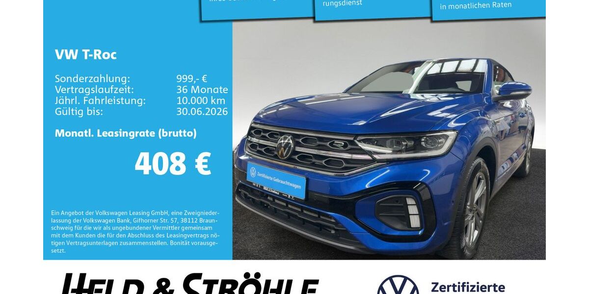 VW T-Roc 9.497 km 35.560 &euro; Neu-Ulm 89231