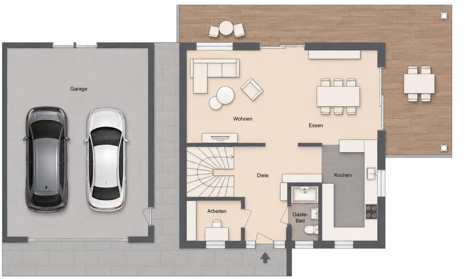Einfamilienhaus Buch - 5.5 Zimmer, 146 m&sup2;, 720.000&euro; | Angebot:26960822