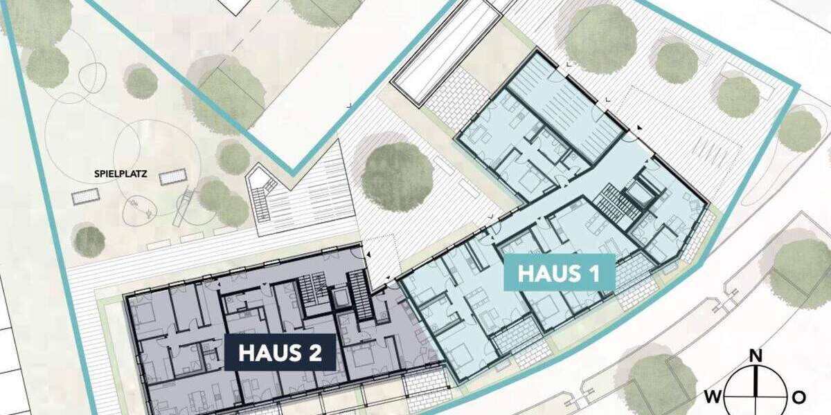 Etagenwohnung Neu-Ulm Ludwigsfeld - 2 Zimmer, 65 m&sup2;, 391.800&euro; | Angebot:25681555