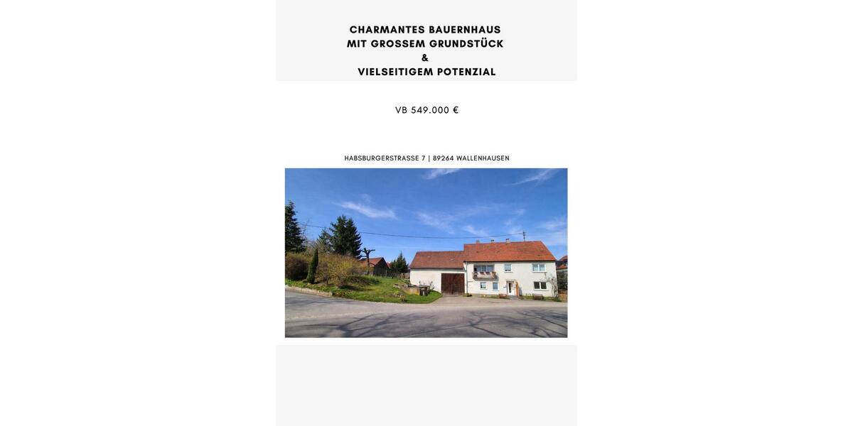 Bauernhaus, Landhaus Weißenhorn - 6 Zimmer, 140 m&sup2;, 549.000&euro; | Angebot:25930655