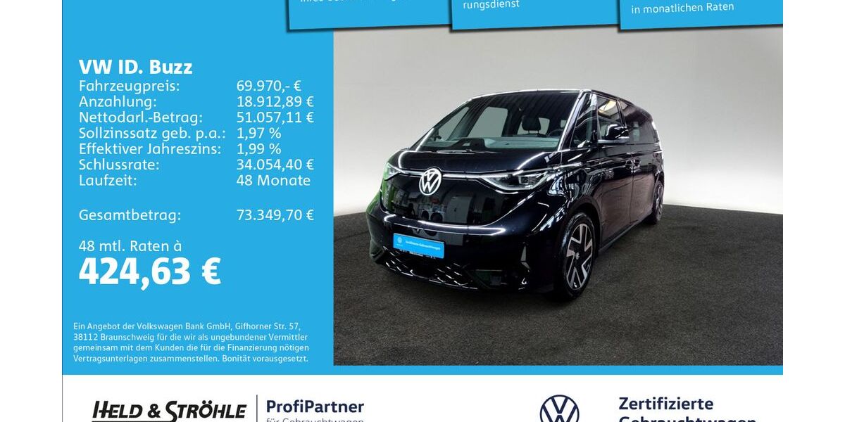 VW ID. Buzz 11.723 km 69.970 &euro; Ulm 89079