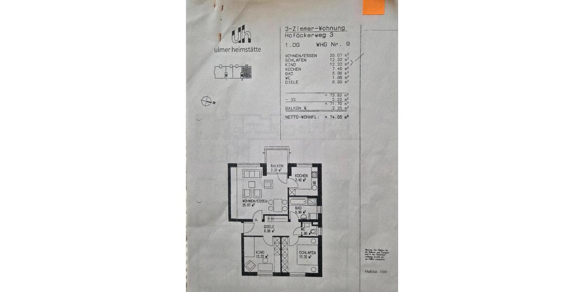 Etagenwohnung Beimerstetten - 3.5 Zimmer, 76 m&sup2;, 369.000&euro; | Angebot:26018661