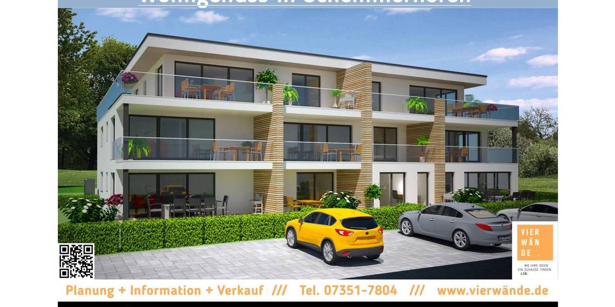 Terrassenwohnung Schemmerhofen - 3 Zimmer, 96 m&sup2;, 481.600&euro; | Angebot:25664912
