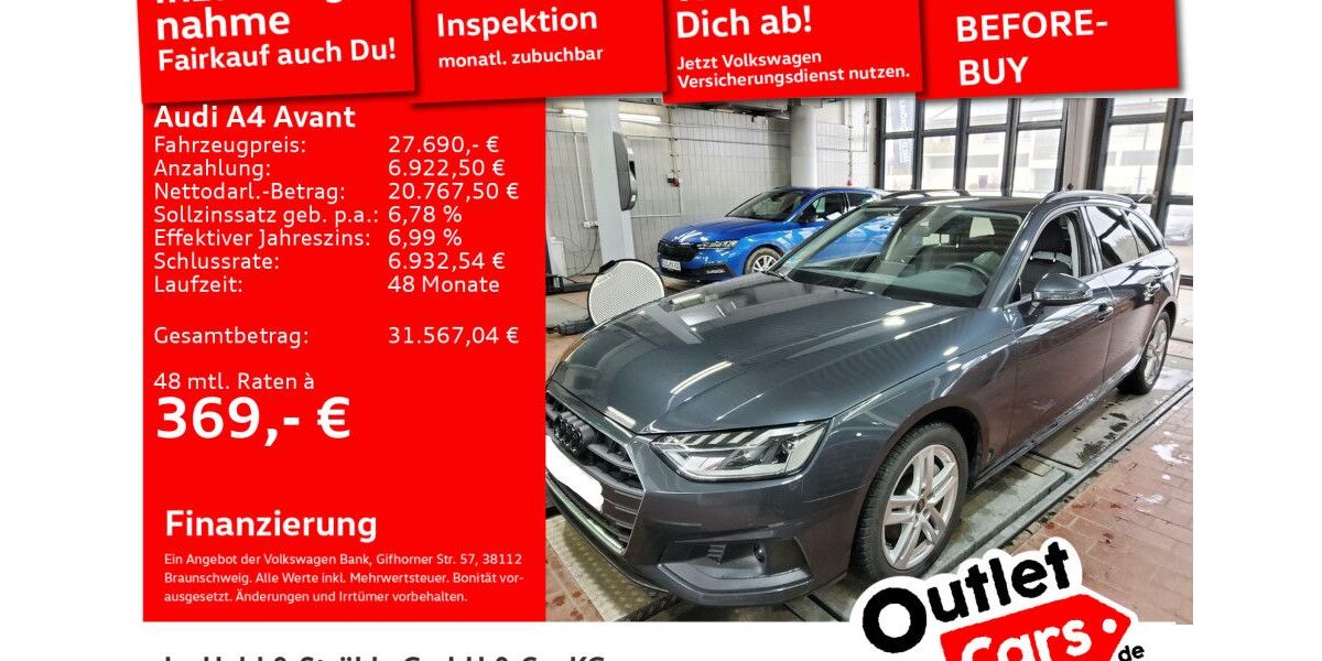 Audi A4 57.468 km 27.690 &euro; Senden 89250
