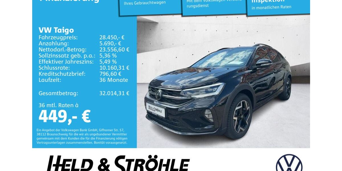 VW Taigo 2.001 km 28.450 &euro; Ulm 89077