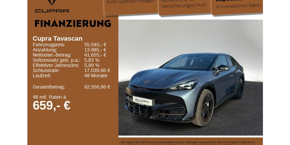 Cupra Tavascan 3.000 km 55.540 &euro; Neu-Ulm 89231