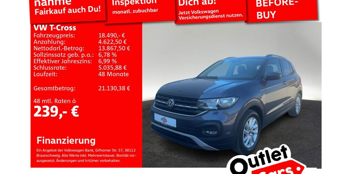 VW T-Cross 37.673 km 18.490 &euro; Senden 89250