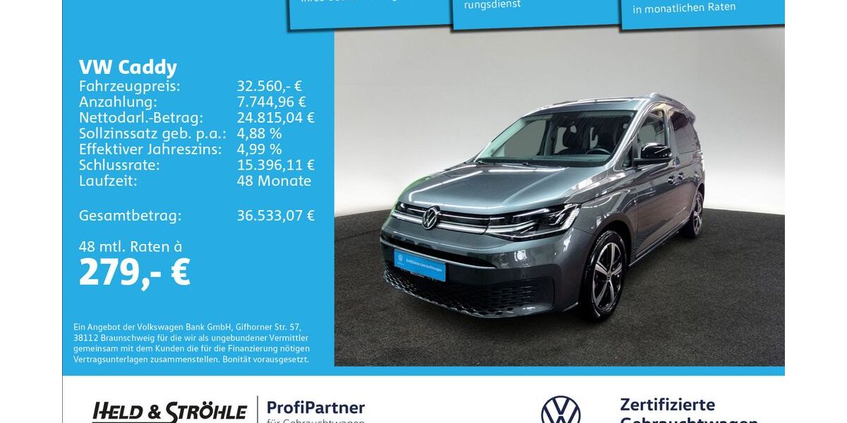 VW Caddy 4.462 km 32.560 &euro; Ulm 89079