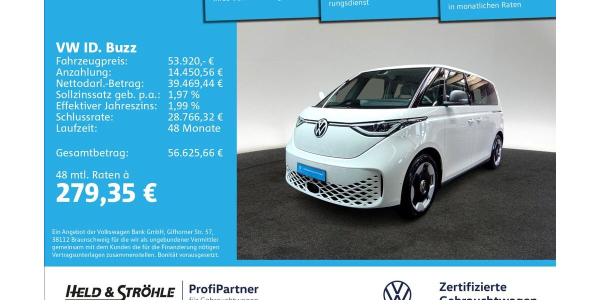 VW ID. Buzz 11.134 km 52.440 &euro; Ulm 89079