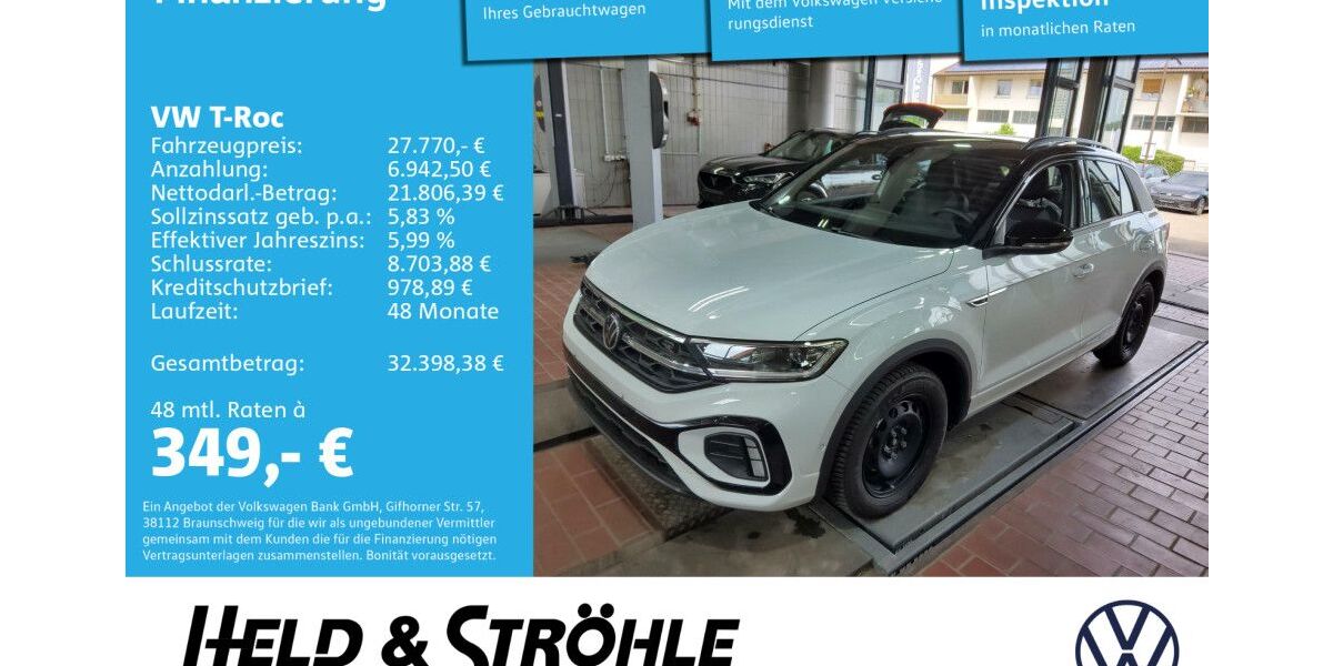 VW T-Roc 31.404 km 27.770 &euro; Neu-Ulm 89231