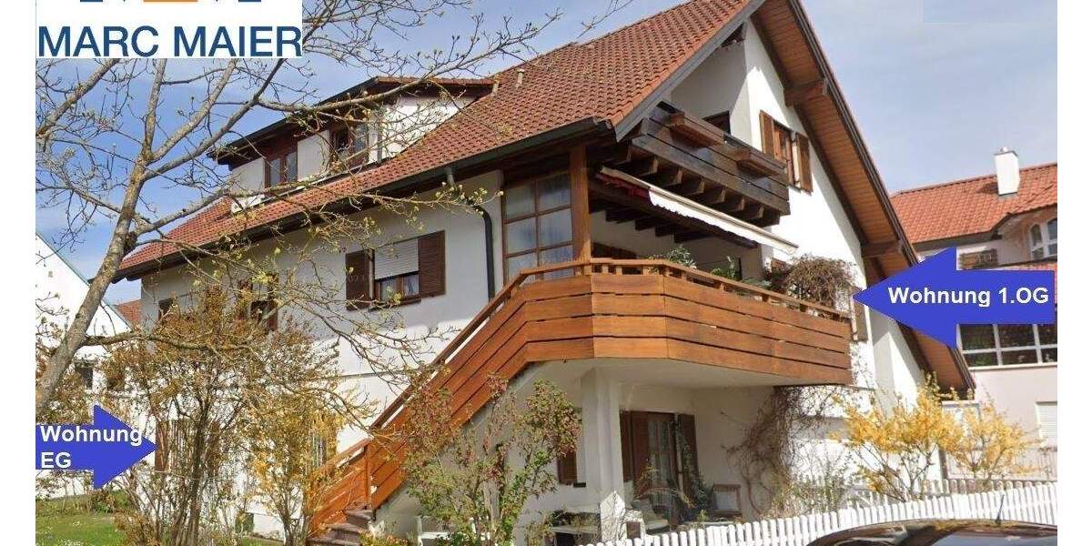 Etagenwohnung Blaustein Ehrenstein - 4 Zimmer, 106 m&sup2;, 419.000&euro; | Angebot:25733298