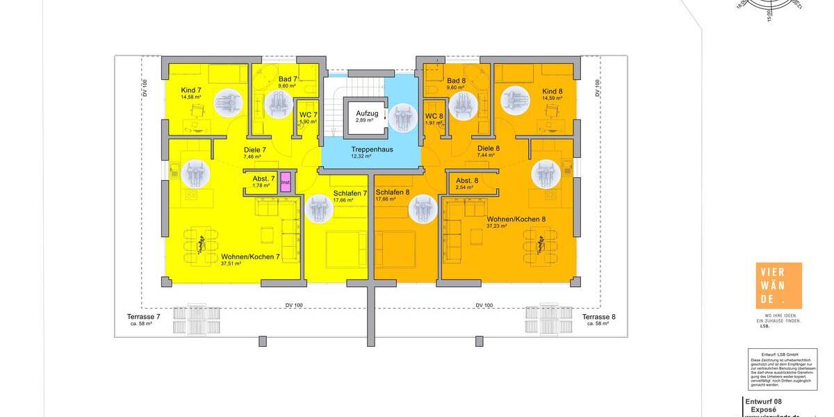 Etagenwohnung Schemmerhofen - 2 Zimmer, 66 m&sup2;, 320.640&euro; | Angebot:25664910