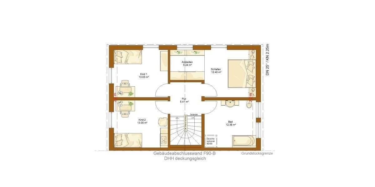 Doppelhaushälfte Rammingen - 5 Zimmer, 122 m&sup2;, 490.600&euro; | Angebot:25774999