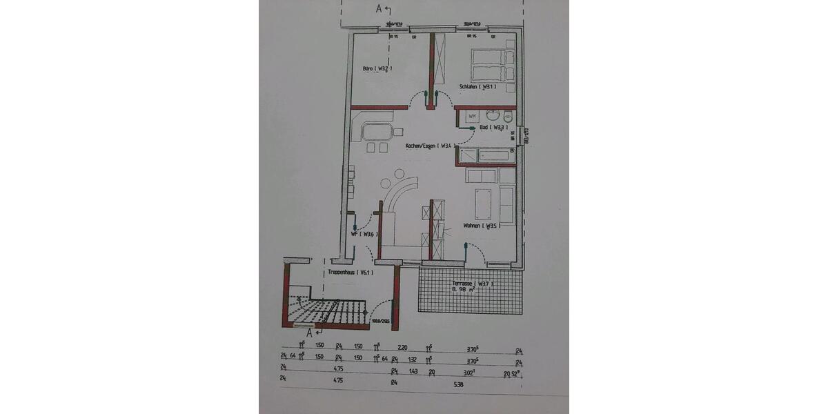 Etagenwohnung Schwendi - 3.5 Zimmer, 80 m&sup2;, 700&euro; | Angebot:25723211