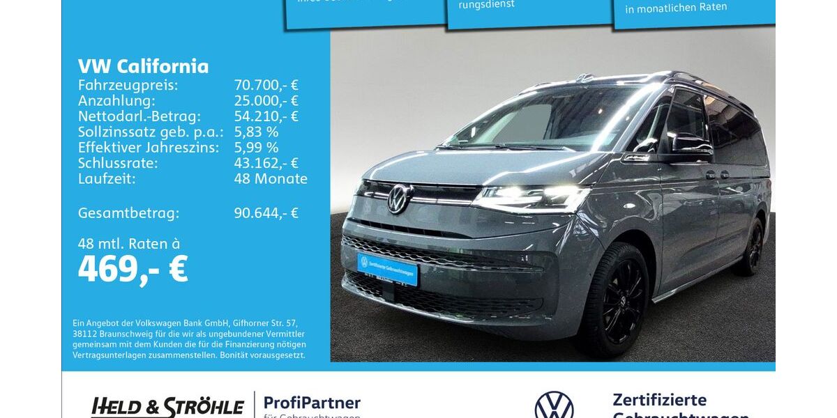 VW T7 California 15.807 km 57.320 &euro; Ulm 89079