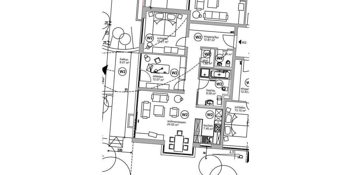 Etagenwohnung Pfaffenhofen - 3 Zimmer, 88 m&sup2;, 359.000&euro; | Angebot:26037054