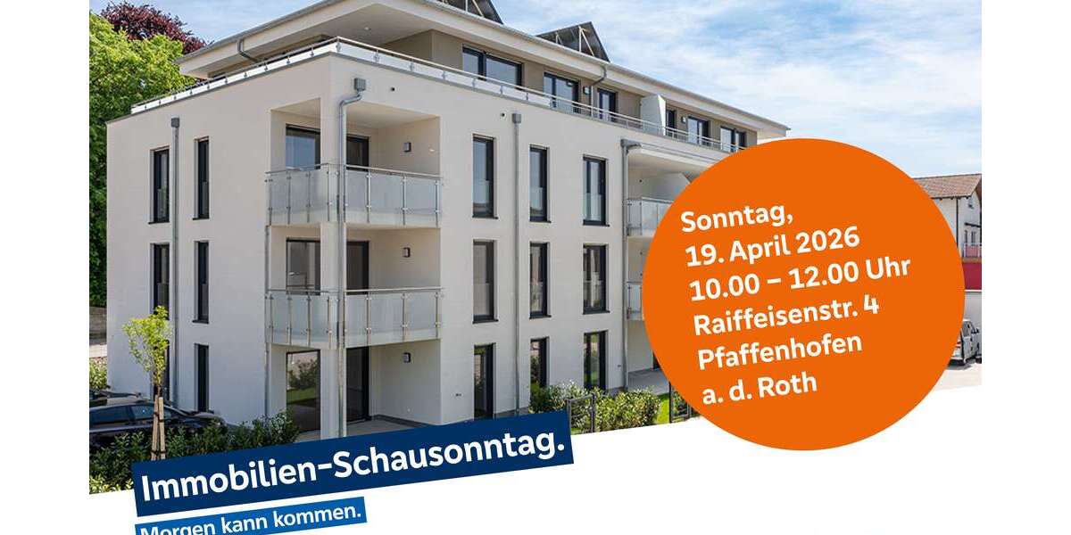 Etagenwohnung Pfaffenhofen an der Roth - 2 Zimmer, 65 m&sup2;, 335.000&euro; | Angebot:9413373