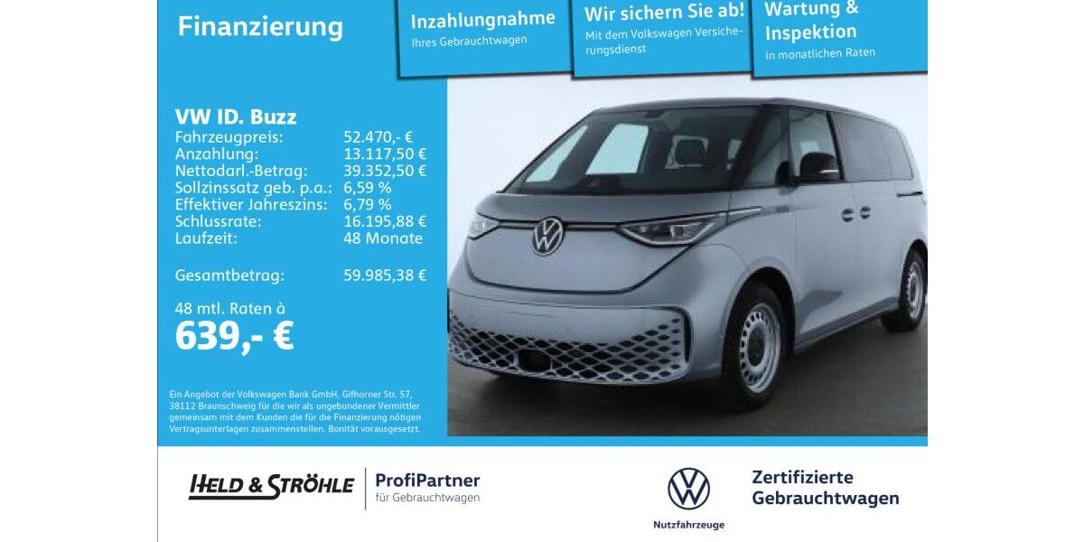 VW ID. Buzz 8.344 km 51.960 &euro; Ulm 89079