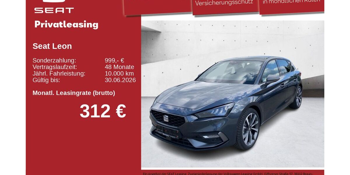 Seat Leon 5.000 km 31.990 &euro; Neu-Ulm 89231