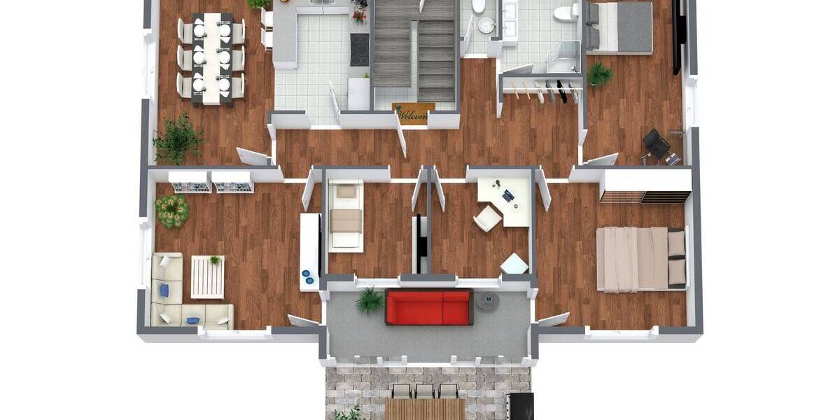 Terrassenwohnung Staig Steinberg - 5 Zimmer, 140 m&sup2;, 1.475&euro; | Angebot:26229504