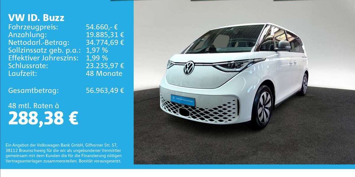 VW ID. Buzz 9.023 km 54.660 &euro; Ulm 89079