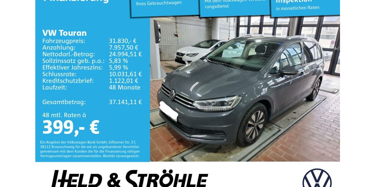 VW Touran 15.218 km 31.830 &euro; Neu-Ulm 89231