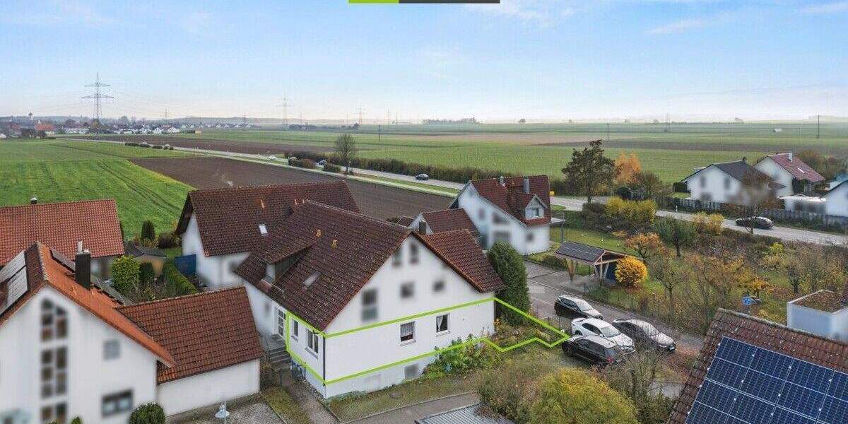 Etagenwohnung Nersingen - 3 Zimmer, 73 m&sup2;, 279.000&euro; | Angebot:25836828