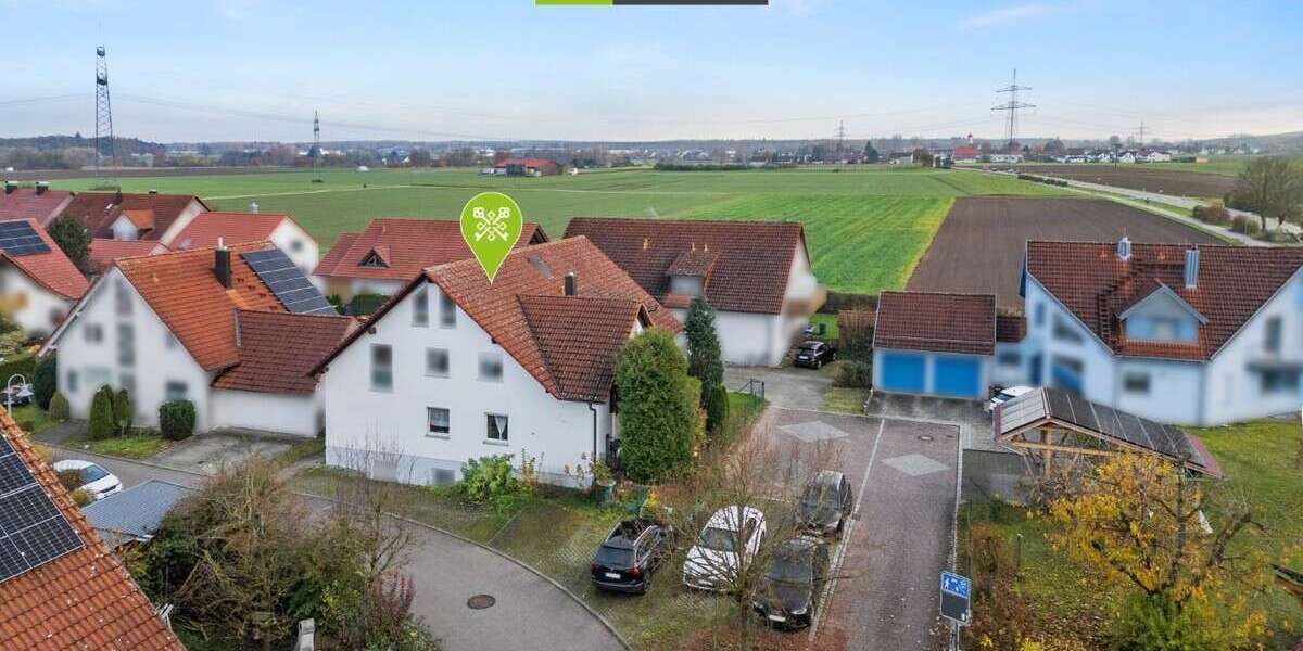 Etagenwohnung Nersingen - 3 Zimmer, 73 m&sup2;, 279.000&euro; | Angebot:25515457