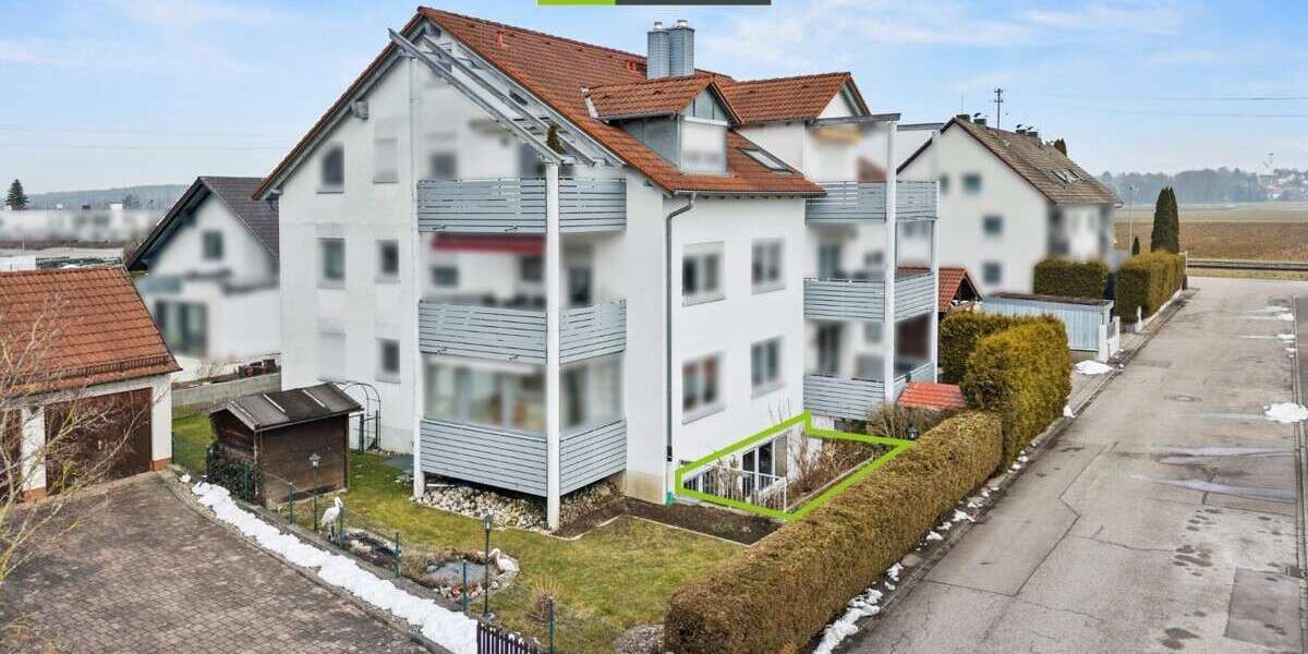 Etagenwohnung Vöhringen - 2 Zimmer, 60 m&sup2;, 179.000&euro; | Angebot:25515339