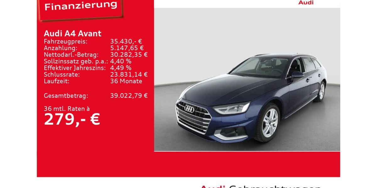 Audi A4 6.864 km 35.430 &euro; Ulm 89073