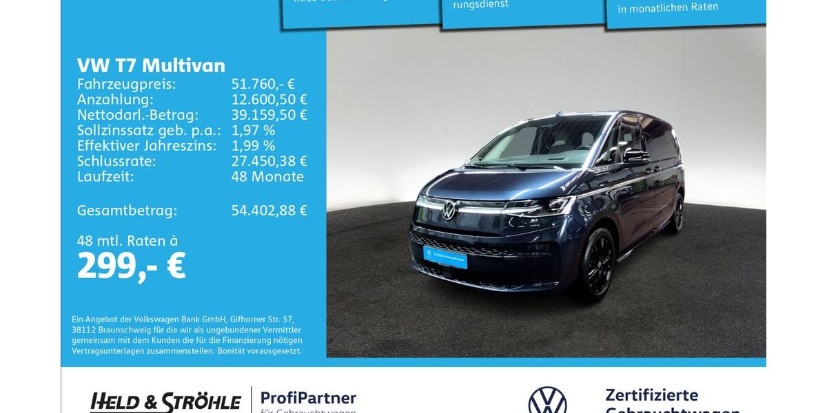 VW T7 Multivan 26.682 km 51.760 &euro; Ulm 89079