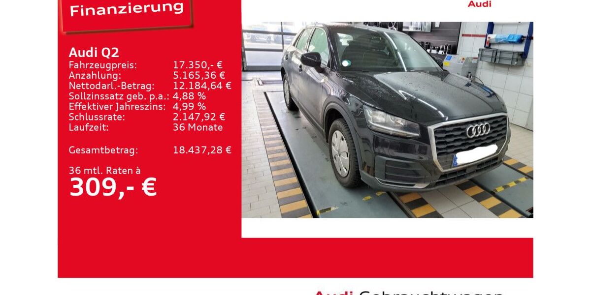 Audi Q2 31.980 km 17.160 &euro; Ulm 89073