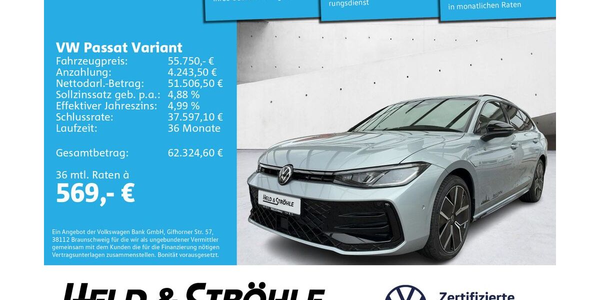 VW Passat Variant 7.001 km 55.750 &euro; Ulm 89077