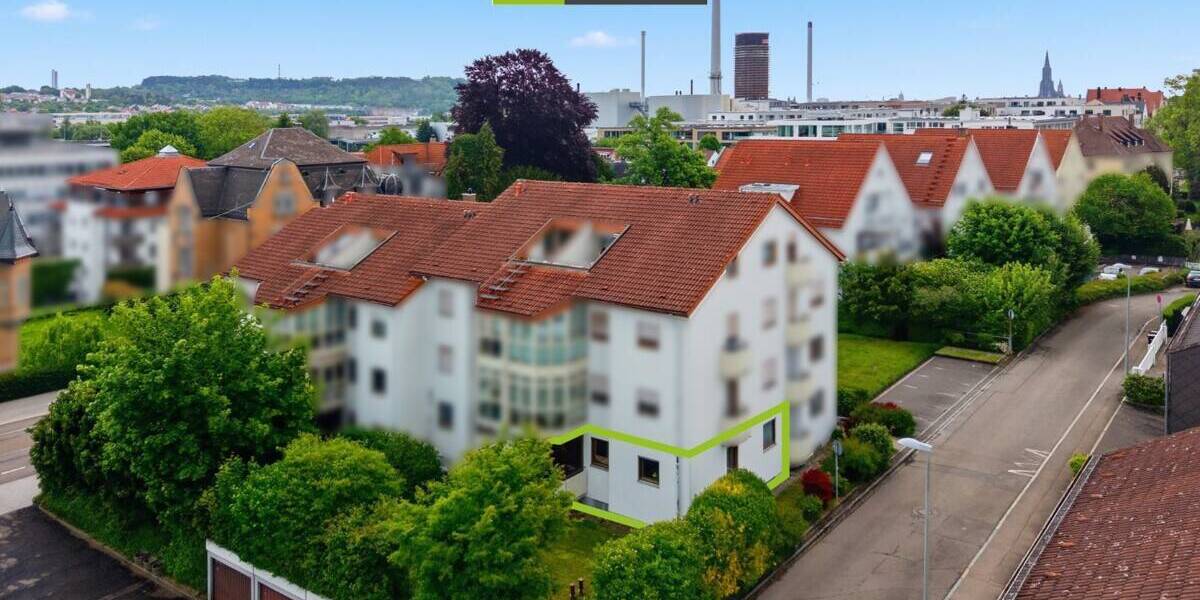 Etagenwohnung Ulm Weststadt - 2 Zimmer, 47 m&sup2;, 190.000&euro; | Angebot:26763635