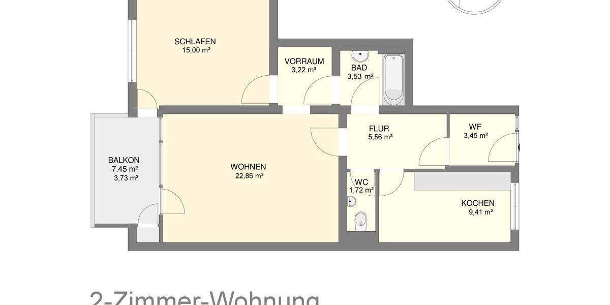 Etagenwohnung Senden - 2 Zimmer, 68 m&sup2;, 140.000&euro; | Angebot:25864971