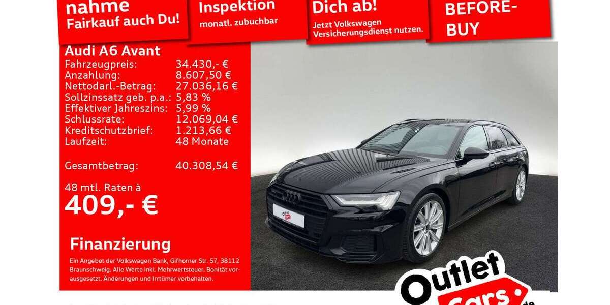 Audi A6 92.615 km 34.430 &euro; Ulm 89073