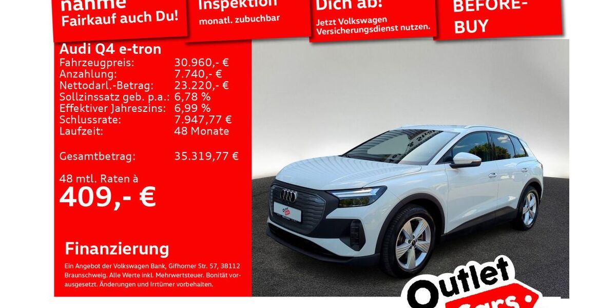 Audi Q4 e-tron 58.013 km 30.590 &euro; Senden 89250