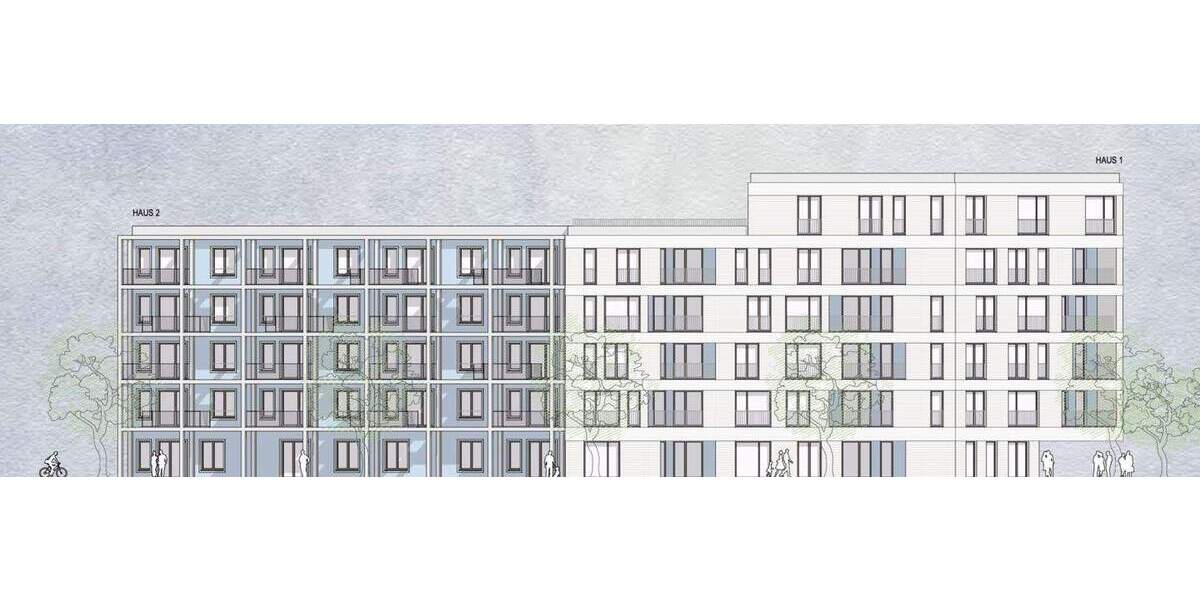 Etagenwohnung Neu-Ulm Ludwigsfeld - 2 Zimmer, 55 m&sup2;, 336.380&euro; | Angebot:25681537