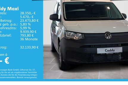 VW Caddy Maxi 6.001 km 27.850 &euro; Ulm 89079