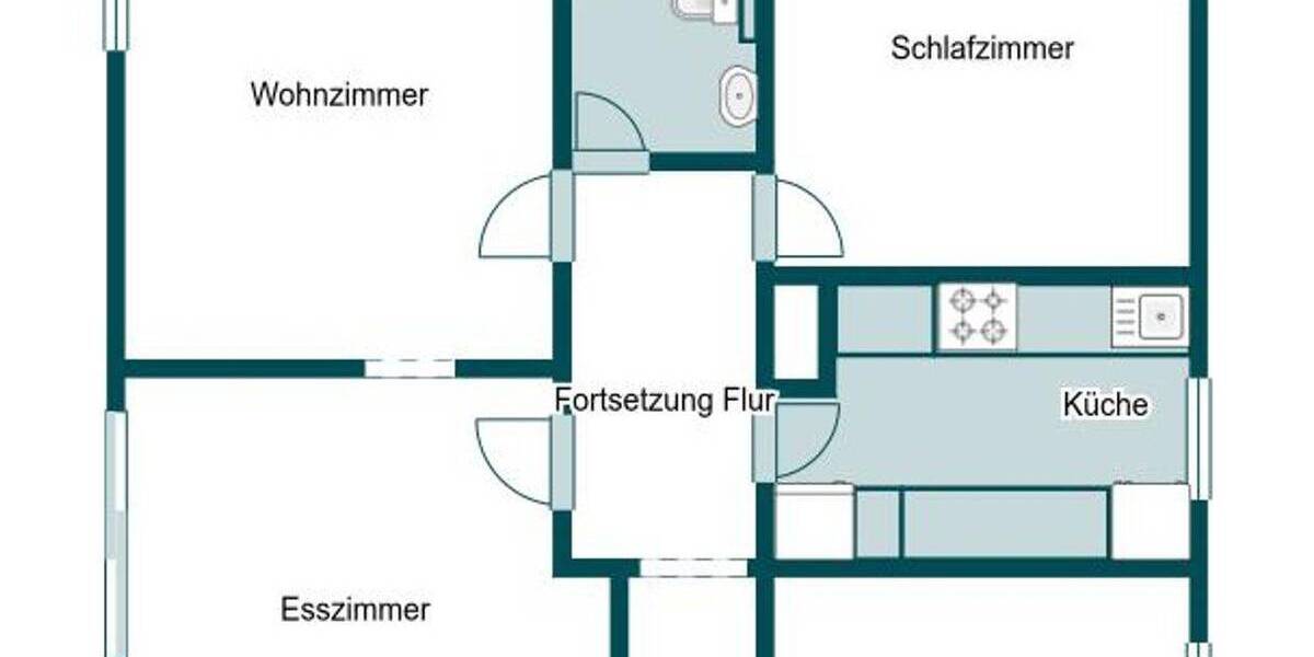 Etagenwohnung Ulm Oststadt - 4 Zimmer, 88 m&sup2;, 299.000&euro; | Angebot:26189508