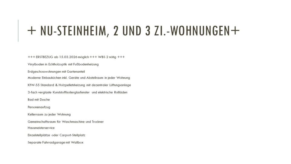 Erdgeschoßwohnung Neu-Ulm Burlafingen - 3 Zimmer, 76 m&sup2;, 983&euro; | Angebot:25103248