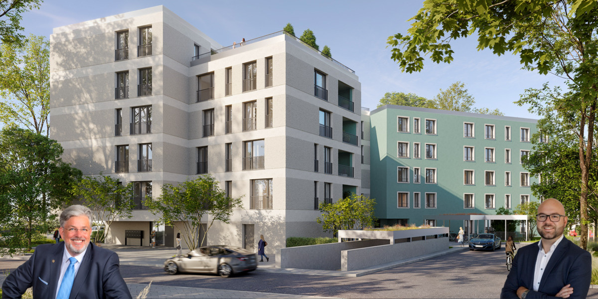 Etagenwohnung Neu-Ulm Ludwigsfeld - 2 Zimmer, 63 m&sup2;, 378.420&euro; | Angebot:25734302