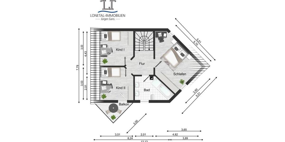 Doppelhaushälfte Lonsee - 5 Zimmer, 115 m&sup2;, 1.650&euro; | Angebot:23702168